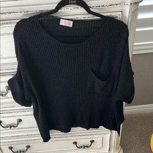 Black Sweater by Pink Lily Sz small